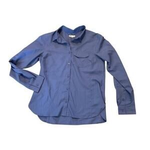 Periwinkle blue purple Columbia sun protection ion light weight outdoor shirt